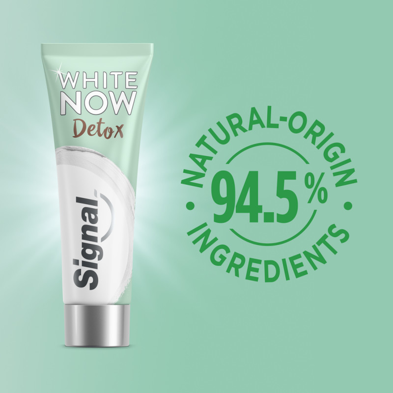 6 Dentifrices Signal White Now Detox Argile & Coco (Lot de 6x75ml)