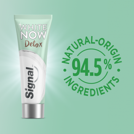 6 Dentifrices Signal White Now Detox Argile & Coco (Lot de 6x75ml)