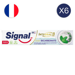 6x75ml Dentifrices Signal Integral 8 Nature Elements Fraîcheur & Détox (Lot...