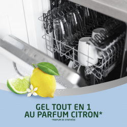 4x40 lavages Gels Lave-Vaisselle Sun Tout en 1 Citron Efficacité & Brillance (160 lavages)