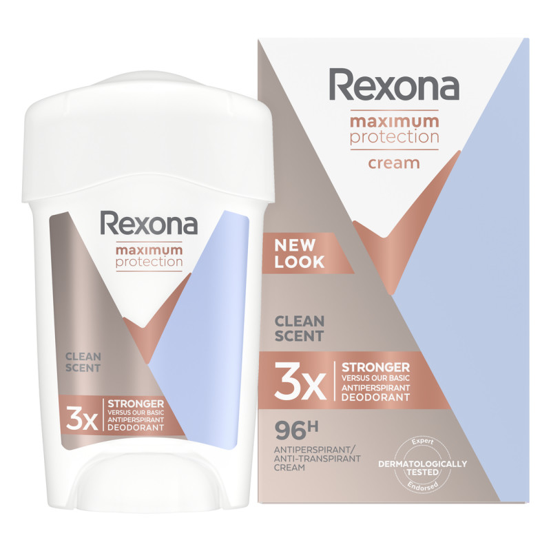 3 Déodorants REXONA Stick Anti-Transpirant Maximum Protection Clean Scent (Lot 3x45ml)