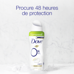 Pack de 6 - Dove 0% Déodorant Compressé Original 100ml 2