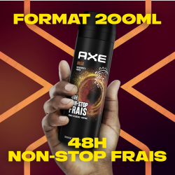 4x200ml Déodorants Sprays Homme Axe Musk (Lot de 4x200ml )