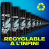 4x200ml Déodorants Sprays Homme Axe Apollo Protection 48h (Lot de 4x200ml )
