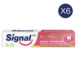 6 Dentifrices SIGNAL Integral 8 Expert Sensibilité (Lot 6x75ml)