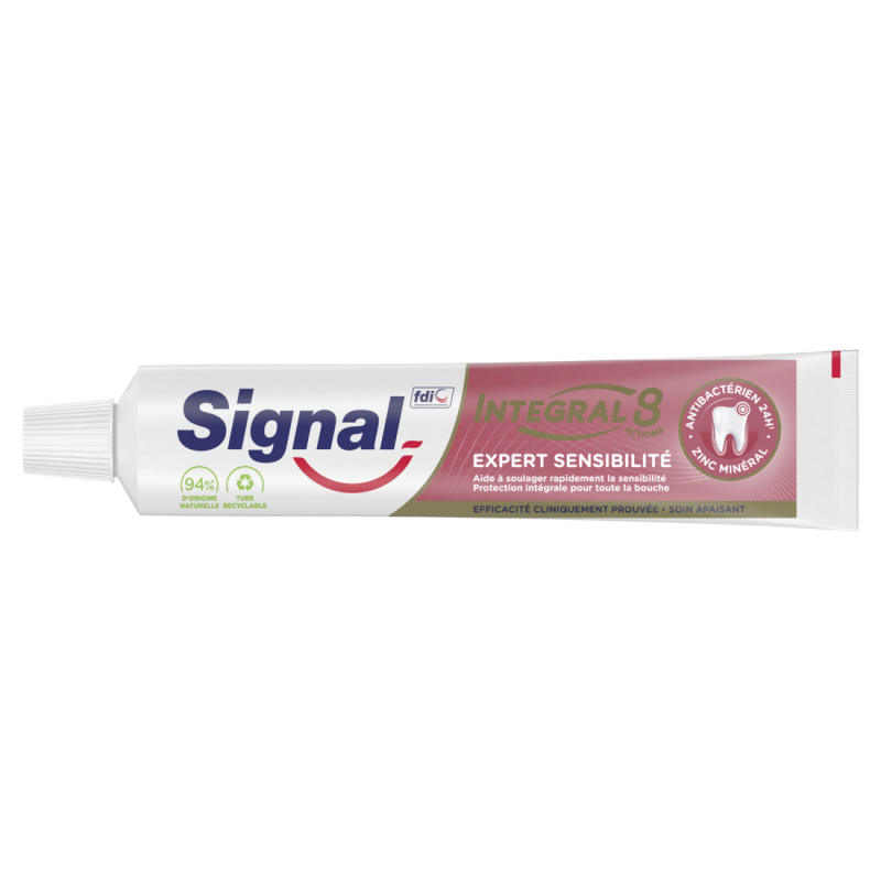 6 Dentifrices SIGNAL Integral 8 Expert Sensibilité (Lot 6x75ml)