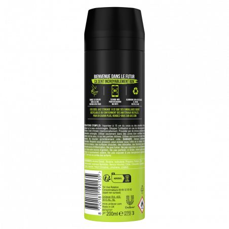 Pack de 4 Axe Déodorants Epic Fresh (4x200ml)