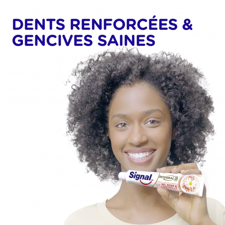6 Dentifrices SIGNAL Nature Elements Sel Rose & Camomille (Lot 6x75ml) 6 Dentifrices SIGNAL Nature Elements Sel Rose & Camomille (Lot 6x75ml)