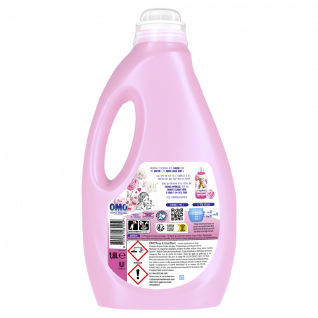 80 lavages - Liquide OMO Lessive Rose & Lilas Blanc (Lot de 2x40) 80 lavages - Liquide OMO Lessive Rose & Lilas Blanc (Lot de 2x40)