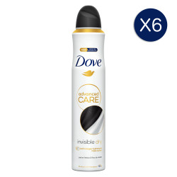 6 Déodorants DOVE Spray Anti-Transpirant Advanced Care Invisible Dry (Lot...