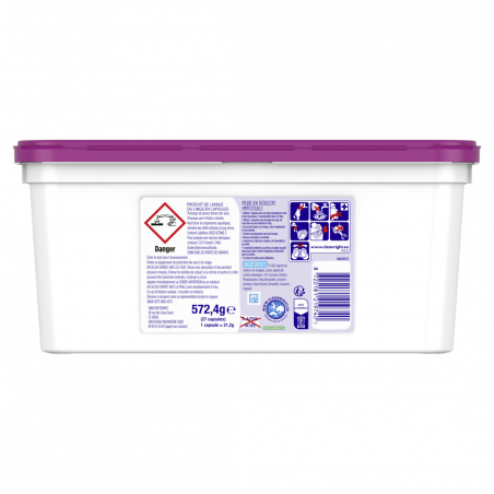 81 lavages - Capsules OMO Lessive Monoi (Lot de 3x27)