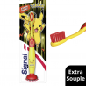 6 Brosses à Dents Signal Enfants  Extra Souple (Lot de 6 )