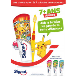 6 Brosses à Dents Signal Enfants  Extra Souple (Lot de 6 )
