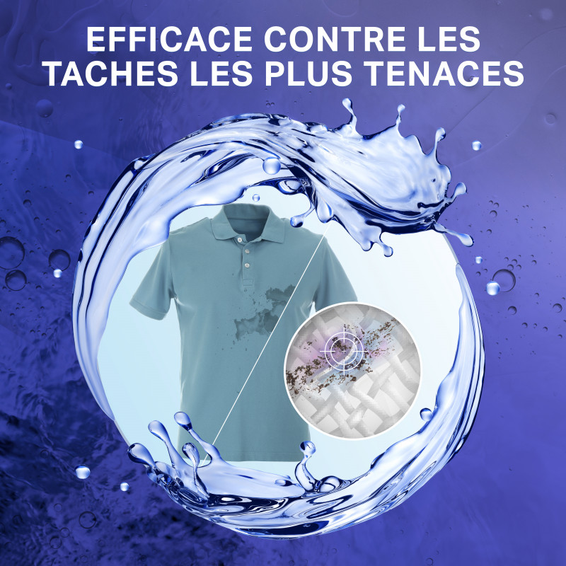 114 lavages - Capsules 3-en-1 SKIP Lessive Active Clean (Lot de 3x38)