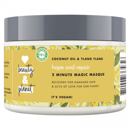 Pack de 6 LOVE BEAUTY AND PLANET Masque Oasis Réparateur 300ml