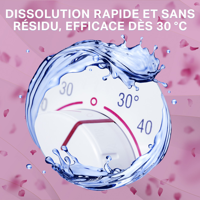 52 lavages - Capsules 3-en-1 SKIP Lessive Touche de Cajoline (Lot de 3x24)