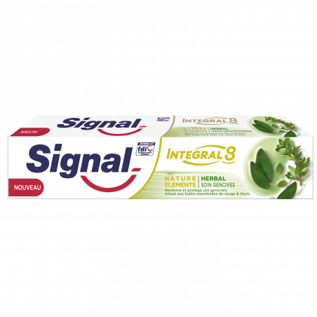 SIGNAL Integral 8 Dentifrice Nature Elements Herbal Soin Gencives 75ml