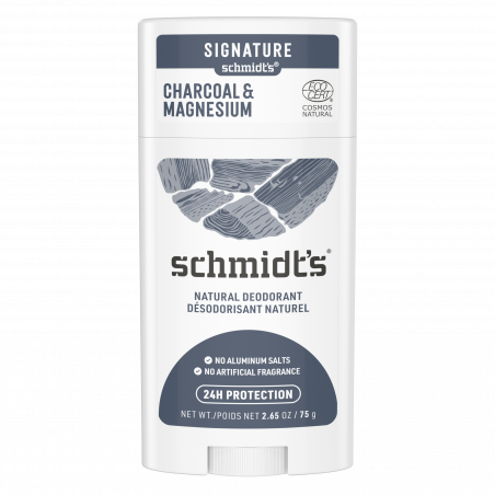 Schmidt's Déodorant Stick Vegan Charbon & Magnésium 75g
