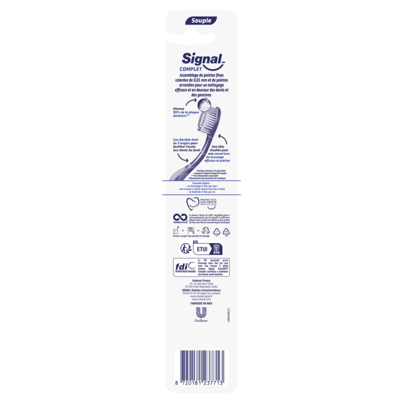 SIGNAL Brosse à Dents Sensisoft Complet