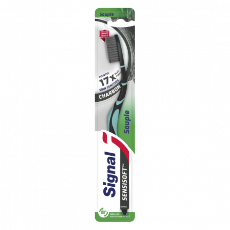 SIGNAL Brosse à Dents Sensisoft Charbon