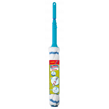 Spontex - 1 Balai à Franges à Essorage Intégré Twist Mop Spontex - 1 Balai à Franges à Essorage Intégré Twist Mop