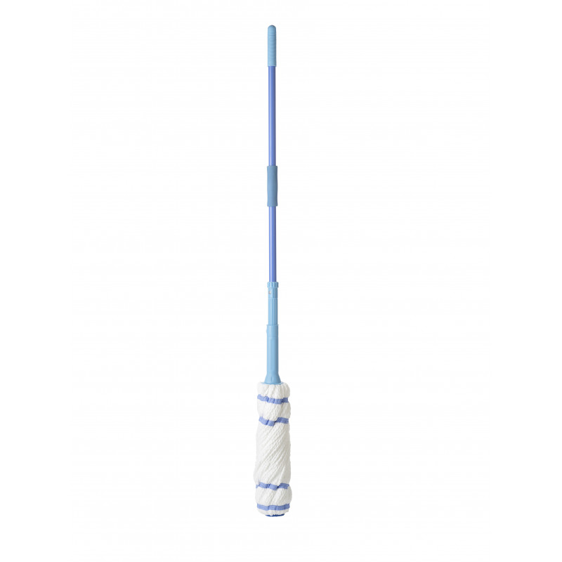 Spontex - 1 Balai à Franges à Essorage Intégré Twist Mop