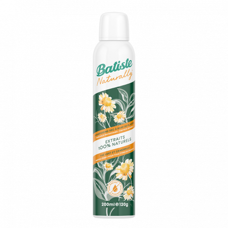 Pack de 6 - Batiste - Shampooing sec Naturally Thé Vert et Camomille