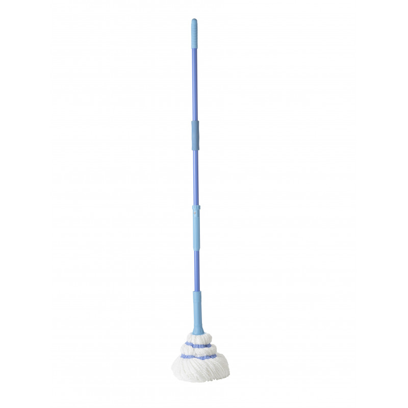 Spontex - 1 Balai à Franges à Essorage Intégré Twist Mop