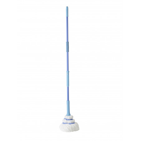 Spontex - 1 Balai à Franges à Essorage Intégré Twist Mop Spontex - 1 Balai à Franges à Essorage Intégré Twist Mop