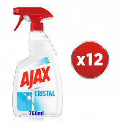 Pack de 12 - AJAX Spray Nettoyant Vitres Cristal 750ml