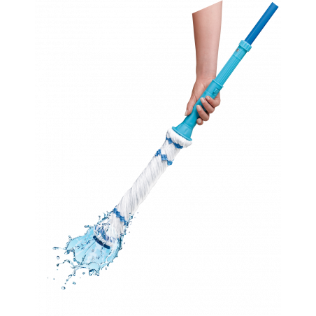 Spontex - 1 Balai à Franges à Essorage Intégré Twist Mop Spontex - 1 Balai à Franges à Essorage Intégré Twist Mop