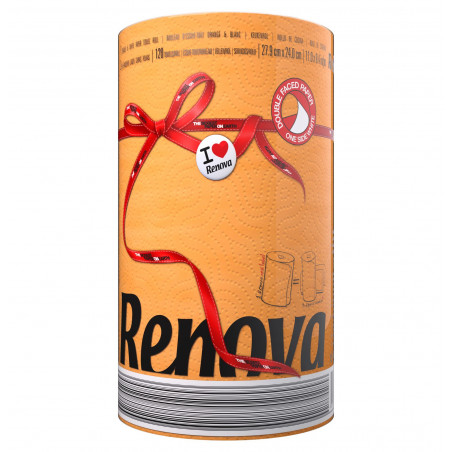 Renova - rouleau essuie-tout Red Label Orange