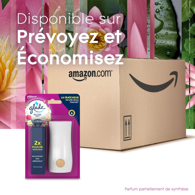 GLADE TOUCH & FRESH DIFFUSEUR RELAXING ZEN 1DIFF+1RECH 10ML