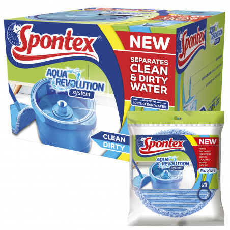 Spontex - 1 Kit Aqua Revolution System + 1 recharge