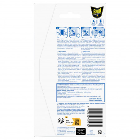 RAID ESSENTIALS PIEGE A MOUCHES ET MOUCHES A FRUITS - STICKER FENETRES SOLEIL BOUQUET FLORAL X6 RAID ESSENTIALS PIEGE A MOUCHES ET MOUCHES A FRUITS - STICKER FENETRES SOLEIL BOUQUET FLORAL X6