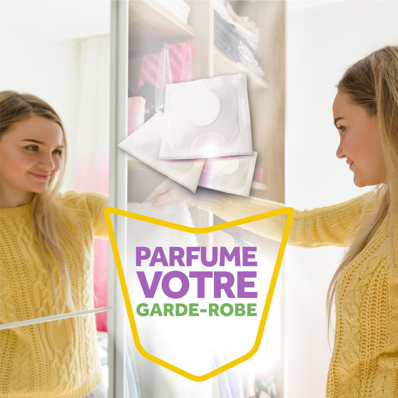 RAID ESSENTIALS SACHETS PARFUMES FRAICHEUR LAVANDE AVEC HUILE ESSENTIELLE DE LAVANDIN X18