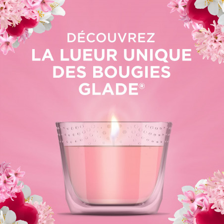 Glade® Bougie Design I Love You Longue Durée 45h