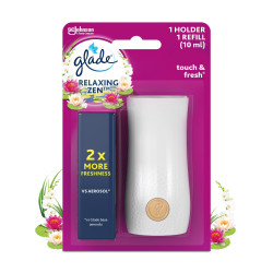 GLADE TOUCH & FRESH DIFFUSEUR RELAXING ZEN 1DIFF+1RECH 10ML