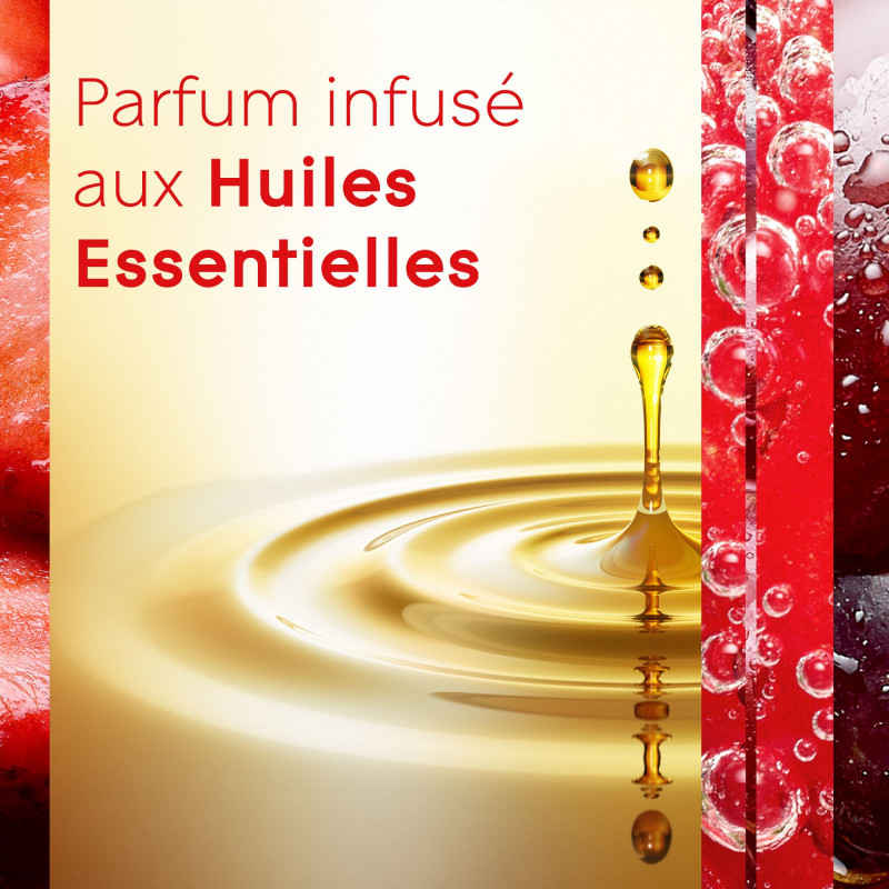 GLADE TOUCH & FRESH RECHARGE BUBBLY BERRY SPLASH - Infusé aux huiles essentielles