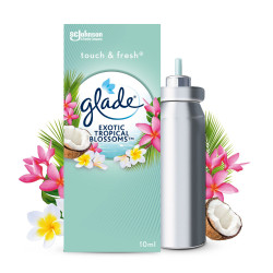 GLADE TOUCH & FRESH RECHARGE EXOTIC TROPICAL BLOSSOM - Infusé aux huiles essentielles