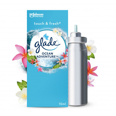 GLADE TOUCH & FRESH RECHARGE OCEAN ADVENTURE - Infusé aux huiles essentielles GLADE TOUCH & FRESH RECHARGE OCEAN ADVENTURE - Infusé aux huiles essentielles
