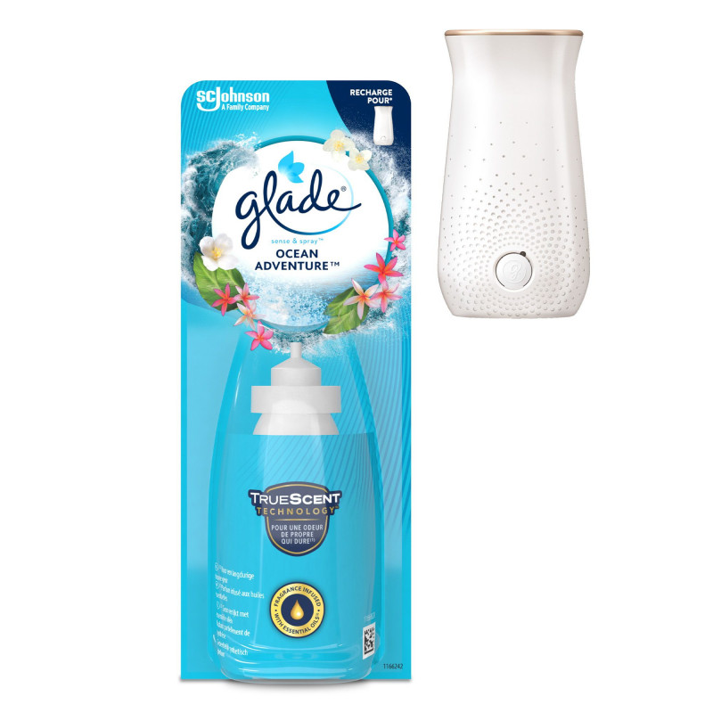 GLADE SENSE & SPRAY RECHARGE OCEAN ADVENTURE - Infusé aux huiles essentielles