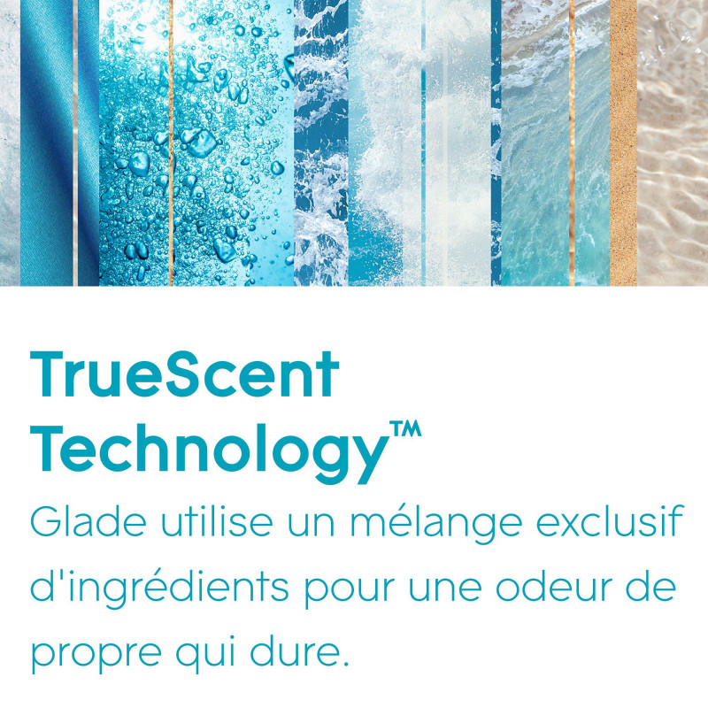 GLADE SENSE & SPRAY RECHARGE OCEAN ADVENTURE - Infusé aux huiles essentielles