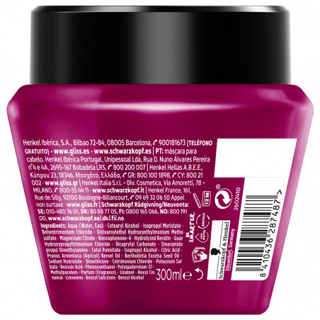 Pack de 4 - Gliss - Masque 2-En-1 Color Perfector - 300 Ml Pack de 4 - Gliss - Masque 2-En-1 Color Perfector - 300 Ml