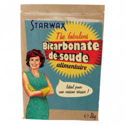 Pack de 2 - Starwax Fabulous Bicarbonate Soude Aliment. 1Kg