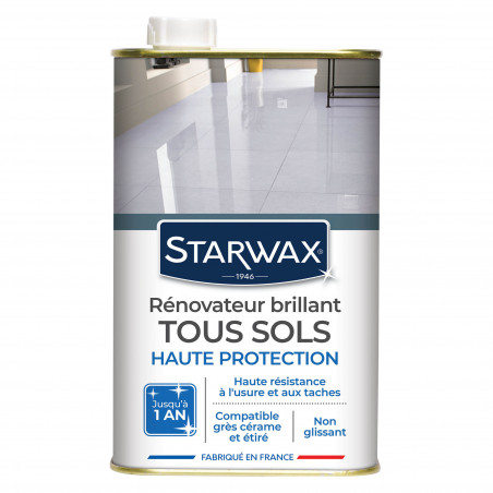 Starwax - Rénovateur brillant protecteur pour sols intérieurs 1 L