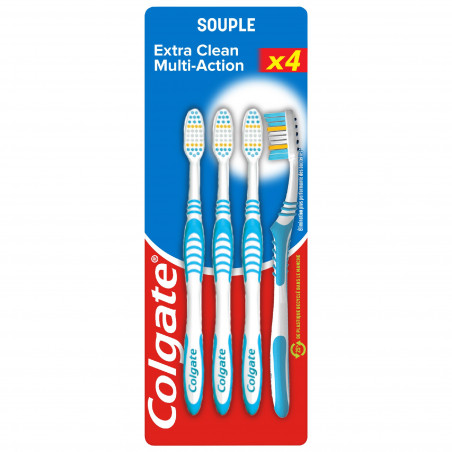 Brosses à dents Colgate multi-action souple