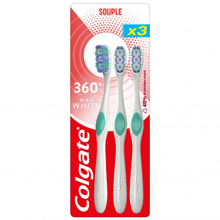 Brosses à dents Colgate Max White Medium