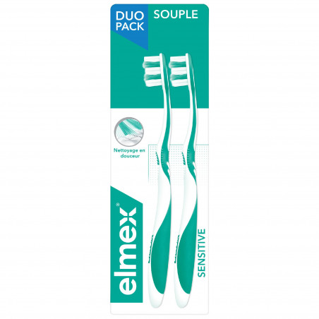 Brosses à dents elmex® Sensitive Dents sensibles lot de 2