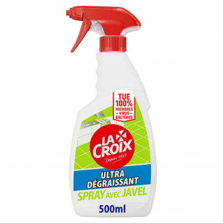 Nettoyant Ménager La Croix Cuisine Spray Désinfectant Javel - 500ml